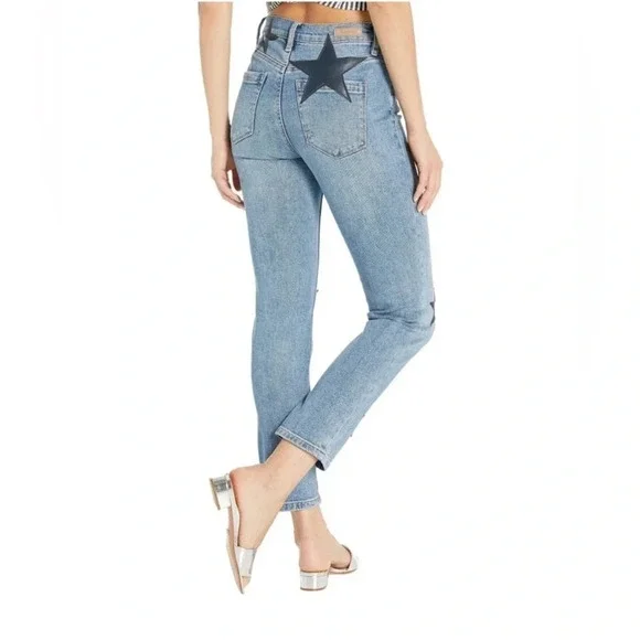 NWT BLANK NYC Madison Crop Star Jeans - Picture 4 of 15